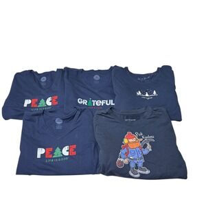 Lolt of 5 Life is Good Crusher Tee Mens XXL Long Sleeve  Outdoor Graphic